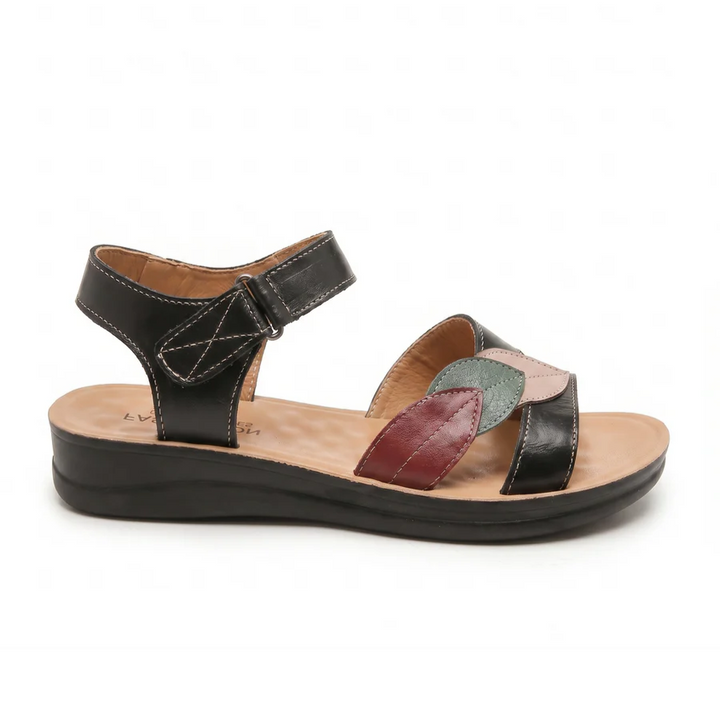 Samantha Leaf Strap Sandals