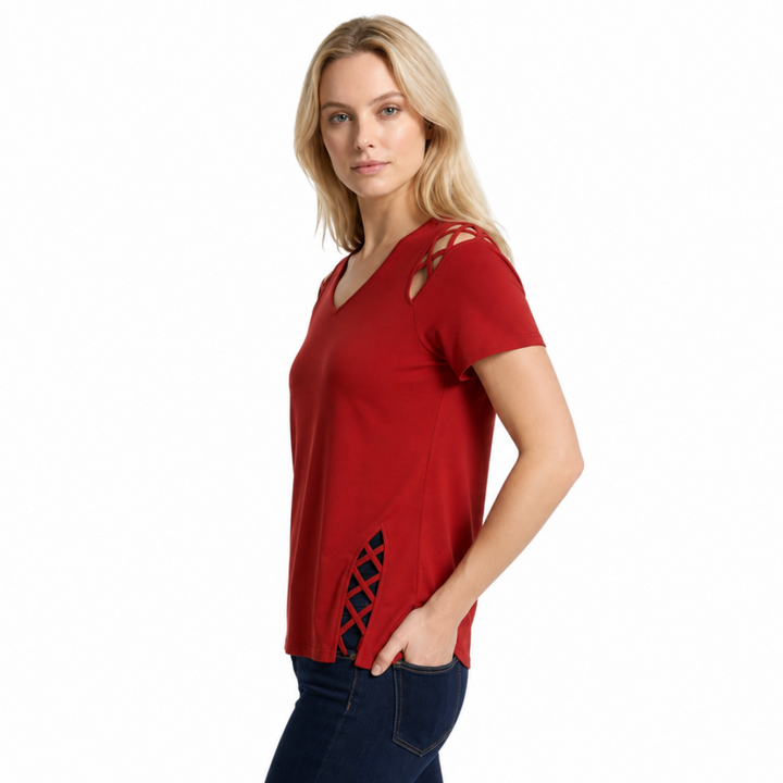 Valeria Crossline Top