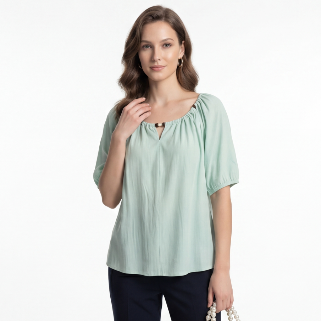 Audrey Short Sleeve Blouse