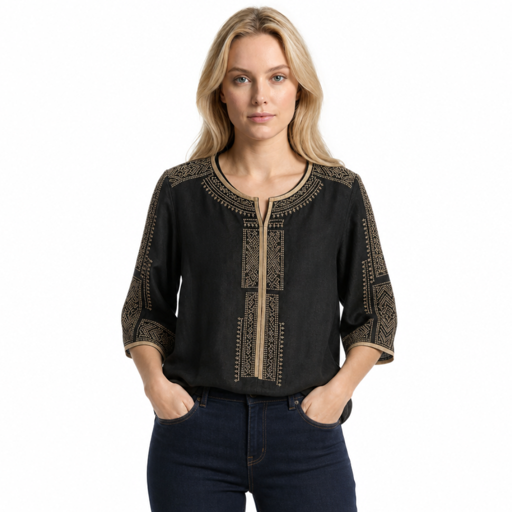 Aneesa Embroidered Top