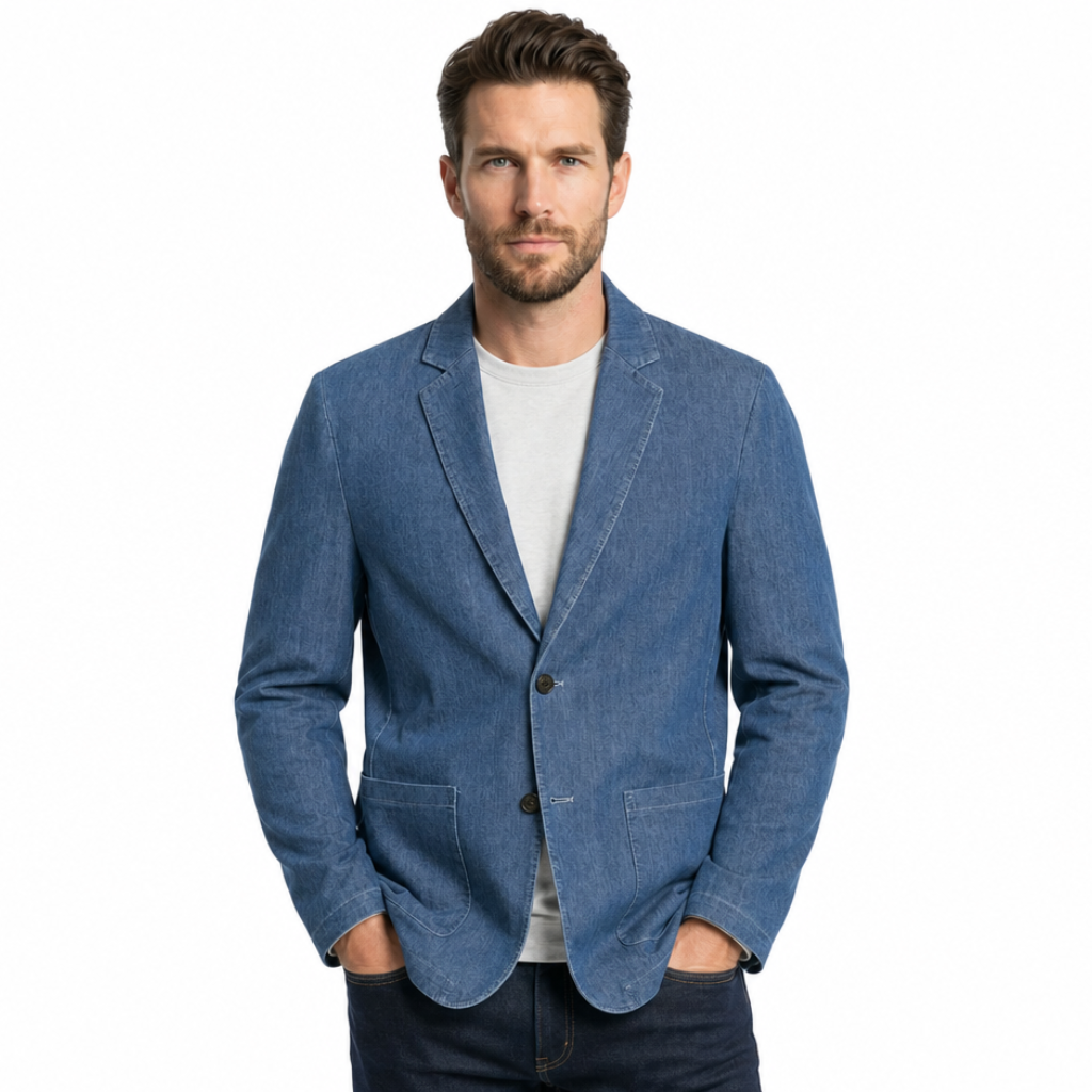 Truman Cotton Denim Blazer