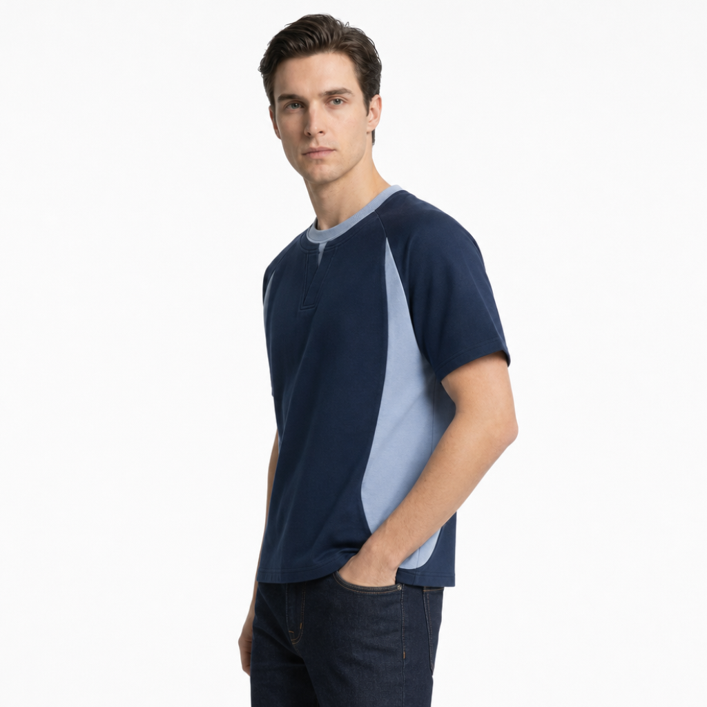 Cleveland Colorblock V-Neck T-Shirt
