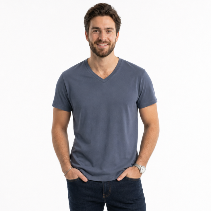 Jeffrey Cotton V-Neck T-Shirt