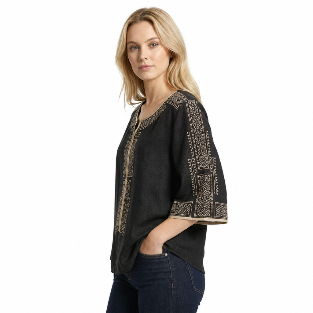 Aneesa Embroidered Top