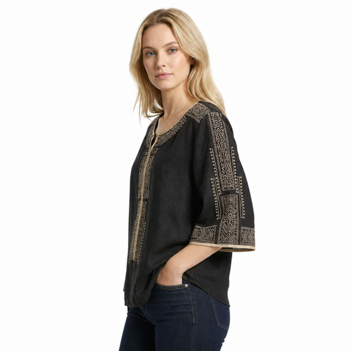 Aneesa Embroidered Top
