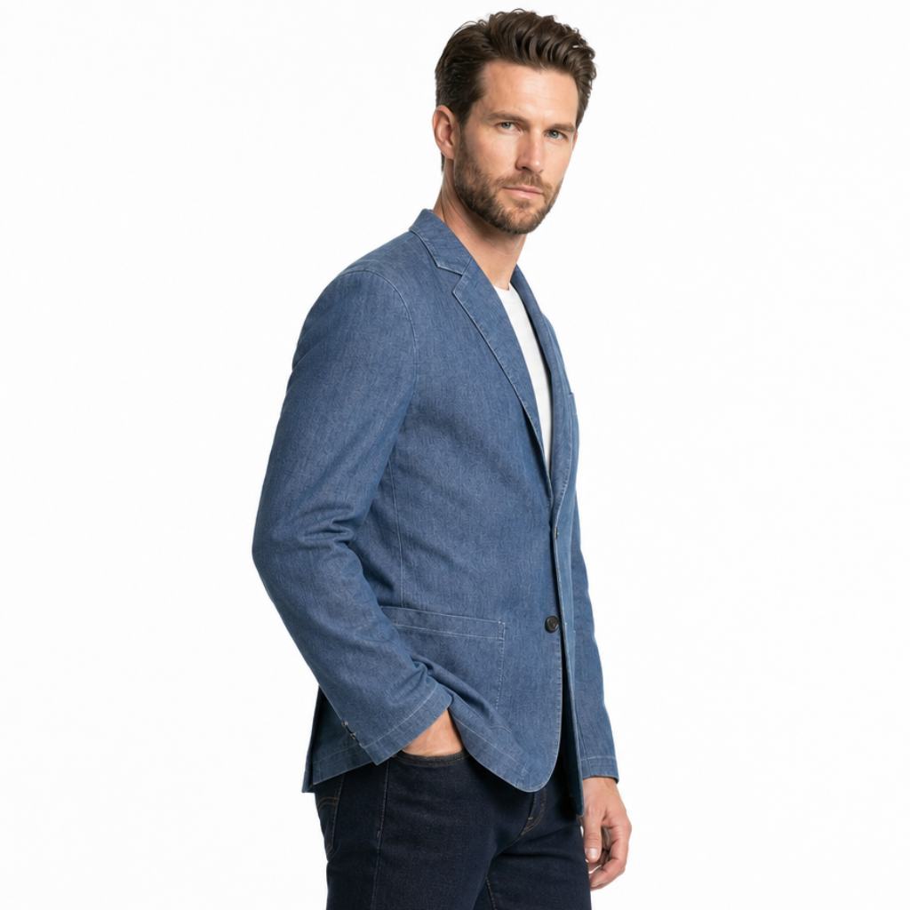Truman Cotton Denim Blazer