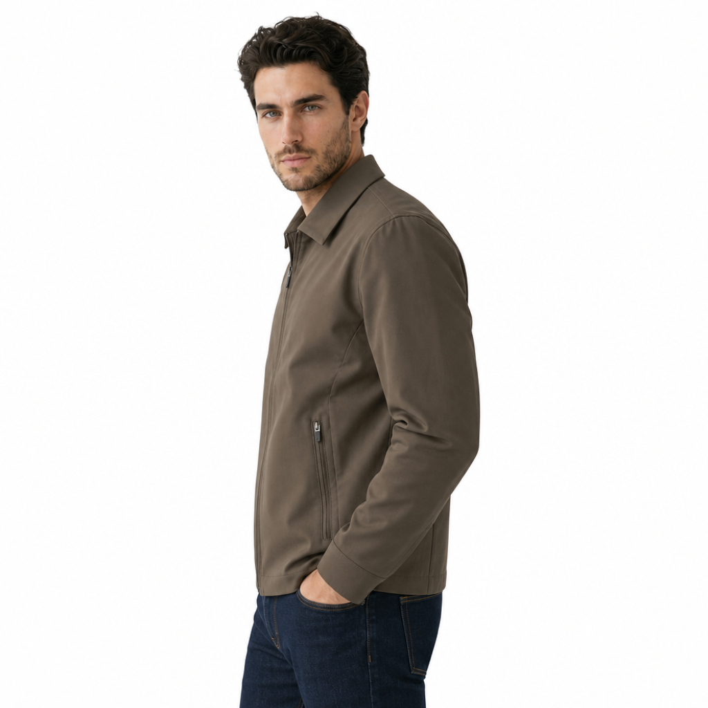Liam Mason Zip-Up Overshirt