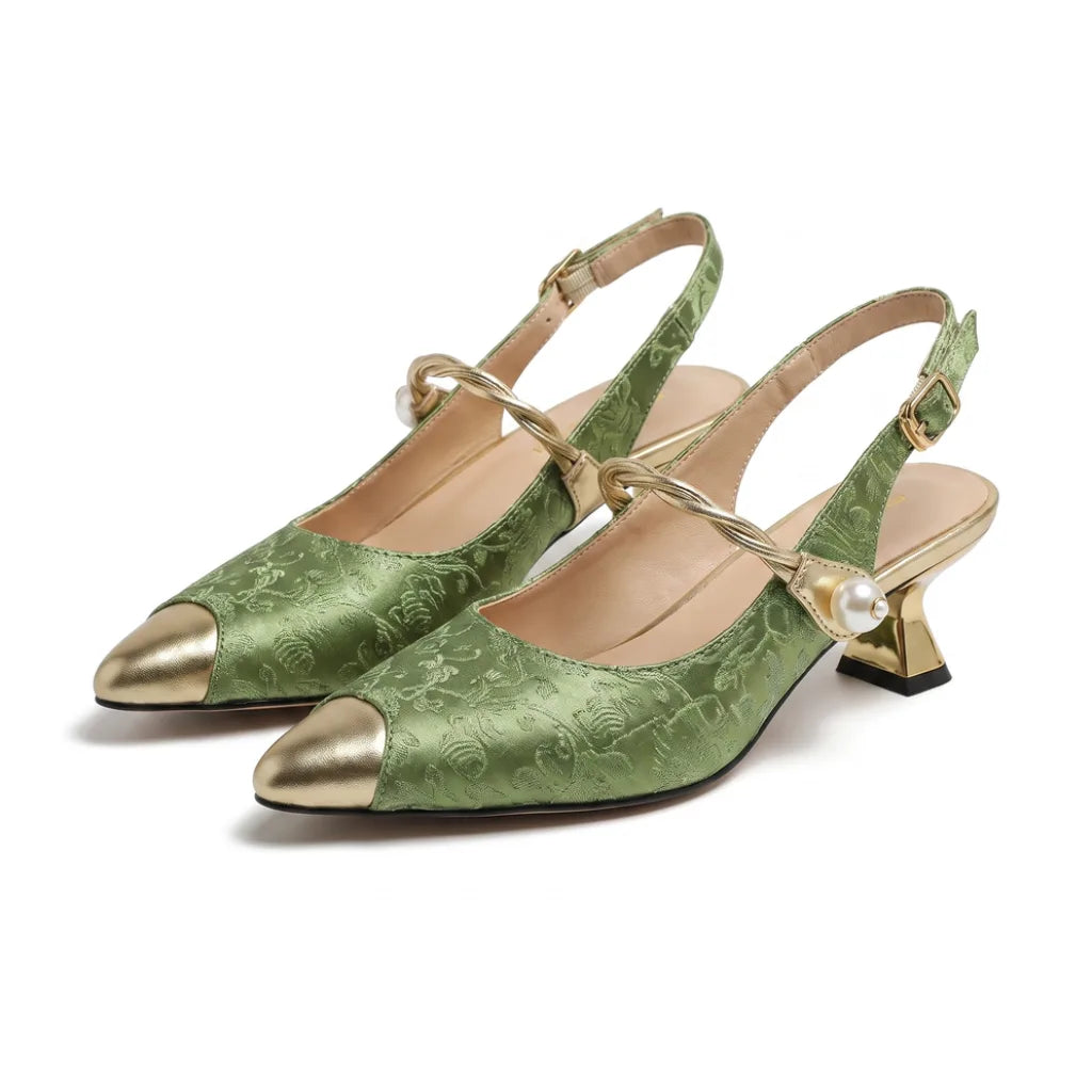 Cordelia Pumps - Color:Green;Size:35