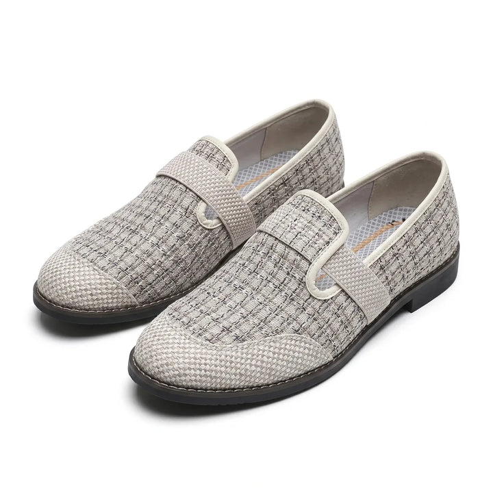 Corwin Canvas Slip-Ons - Color:Gray;Size:35