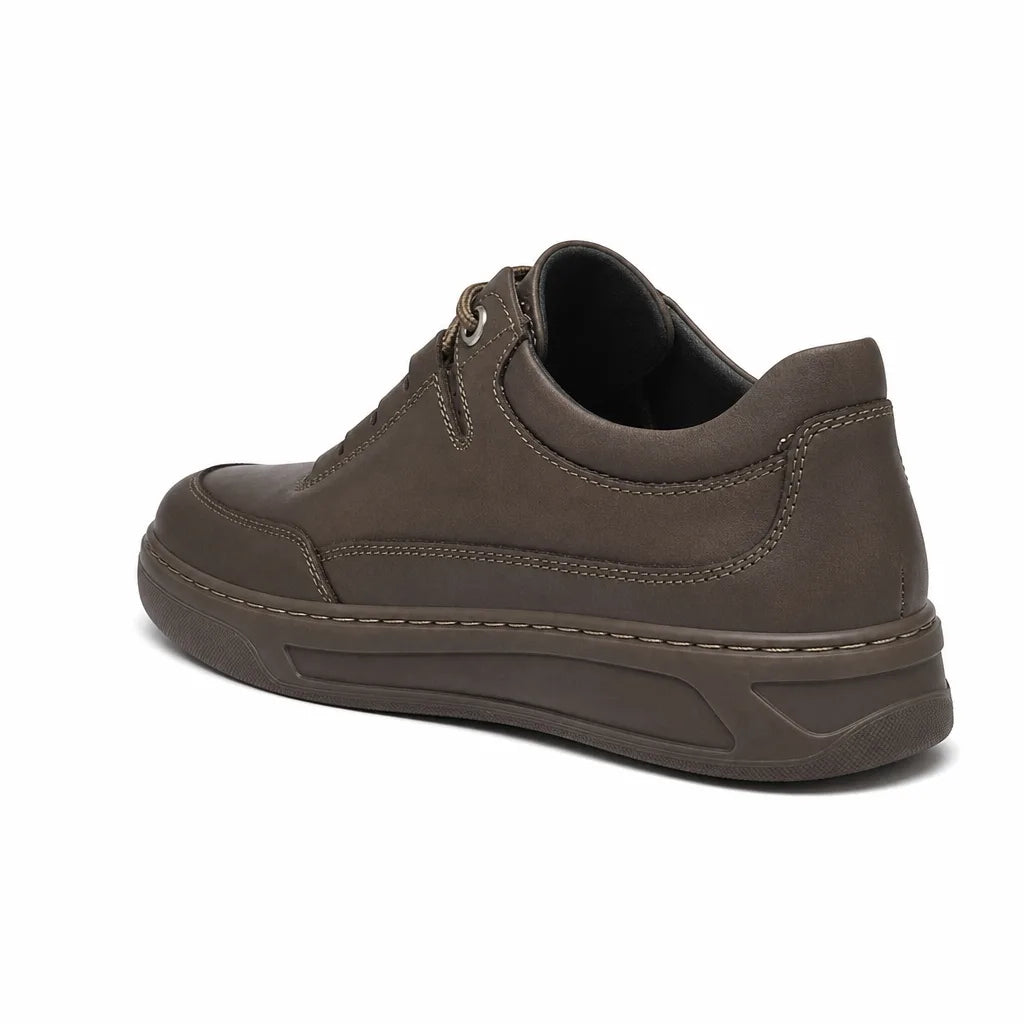 Men's Black Norwood Leather Low Top Sneakers