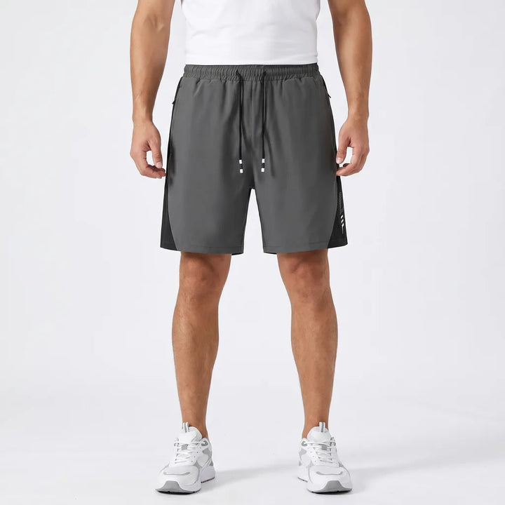 Men's Gray / Black Currier Quick Dry Shorts