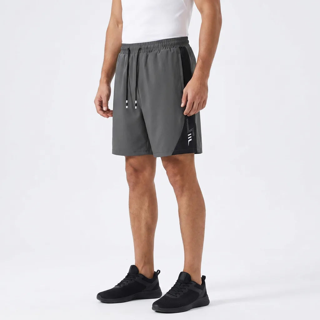 Men's Gray / Black Currier Quick Dry Shorts