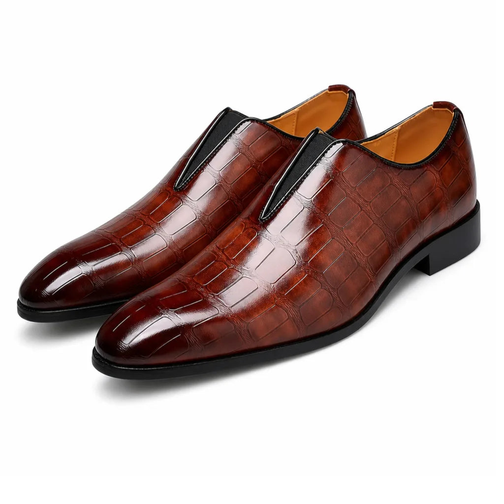 Dalton Croc Shoes - Color:Brown;Size:38