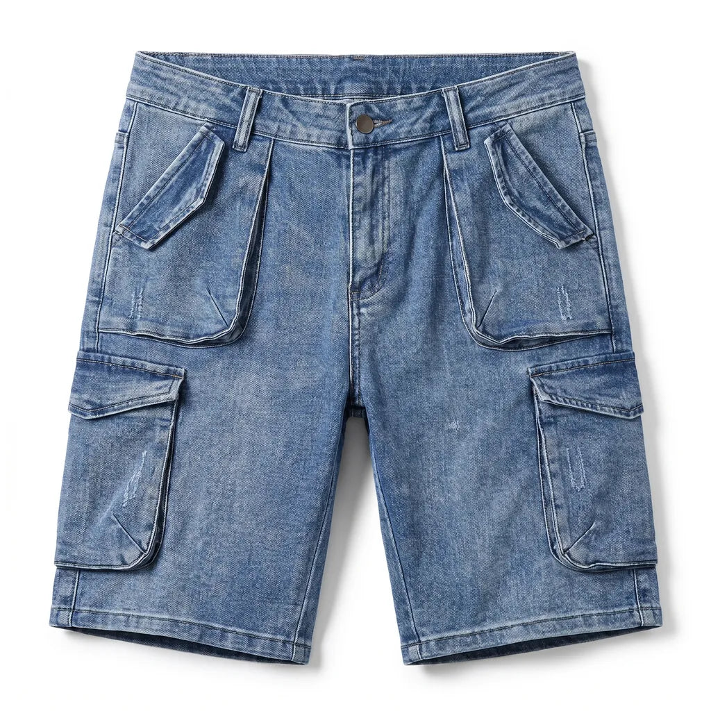 Daniel Cargo Shorts - Color:Blue;Size:28