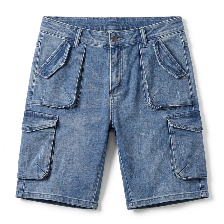 Daniel Cargo Shorts - Color:Blue;Size:28