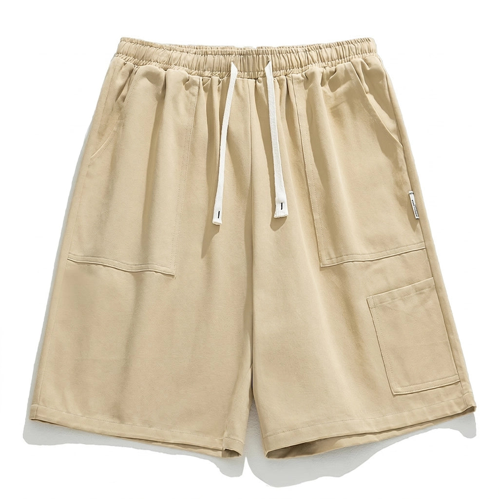 Daniel Cotton Cargo Shorts - Color:Khaki;Size:S