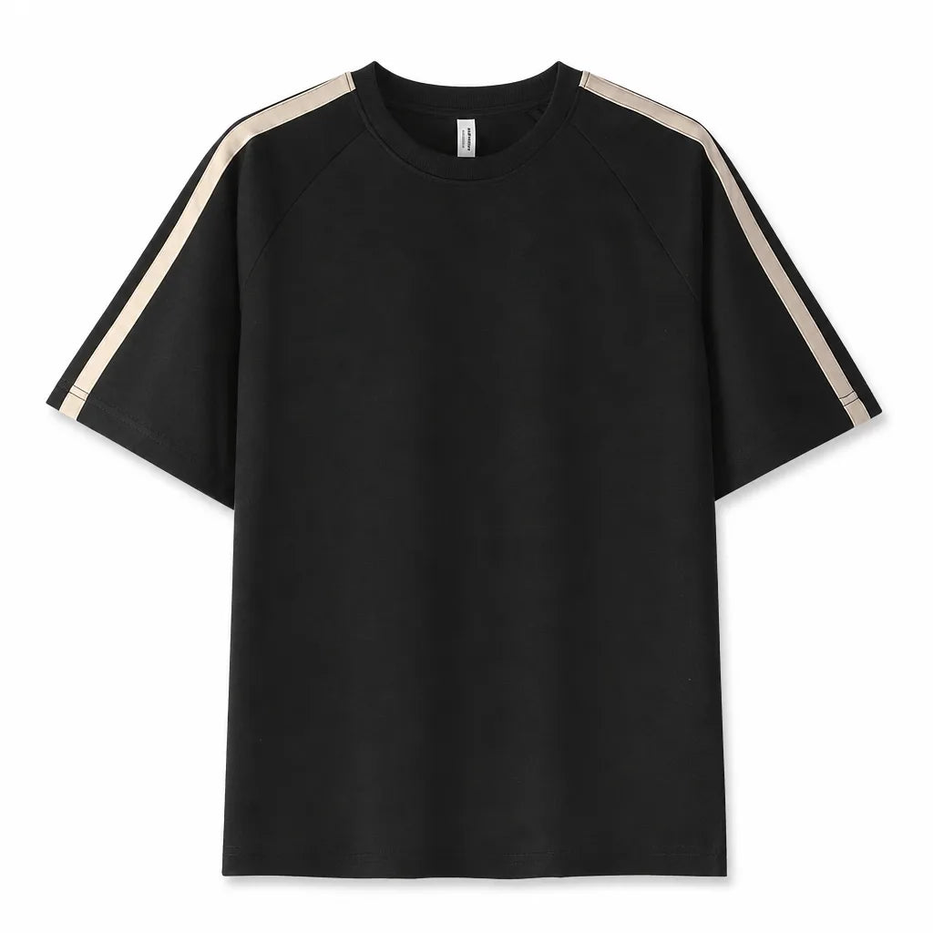 Daniel Drop-Shoulder T-Shirt - Color:Black;Size:S