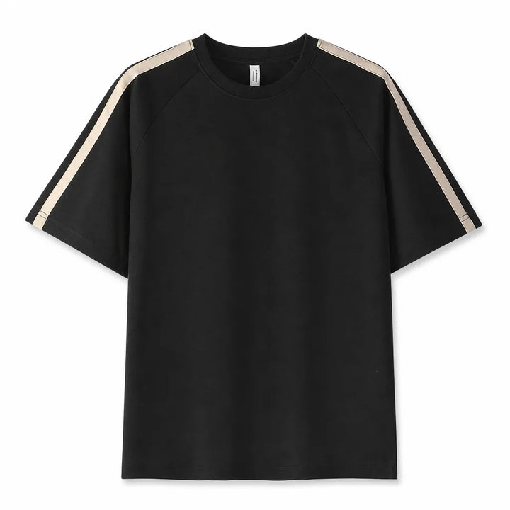 Daniel Drop-Shoulder T-Shirt - Color:Black;Size:S