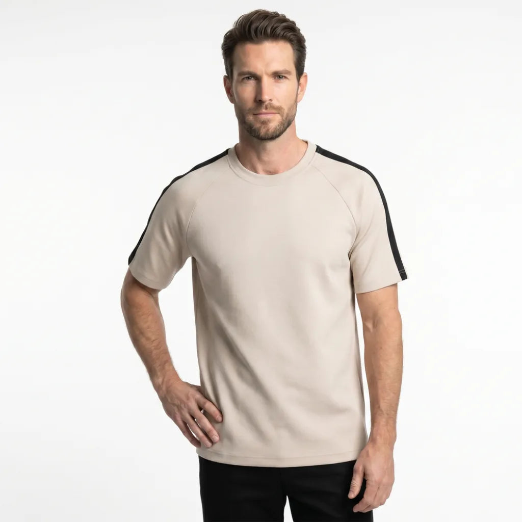 Men's Emilie Cotton Drop-Shoulder T-Shirt