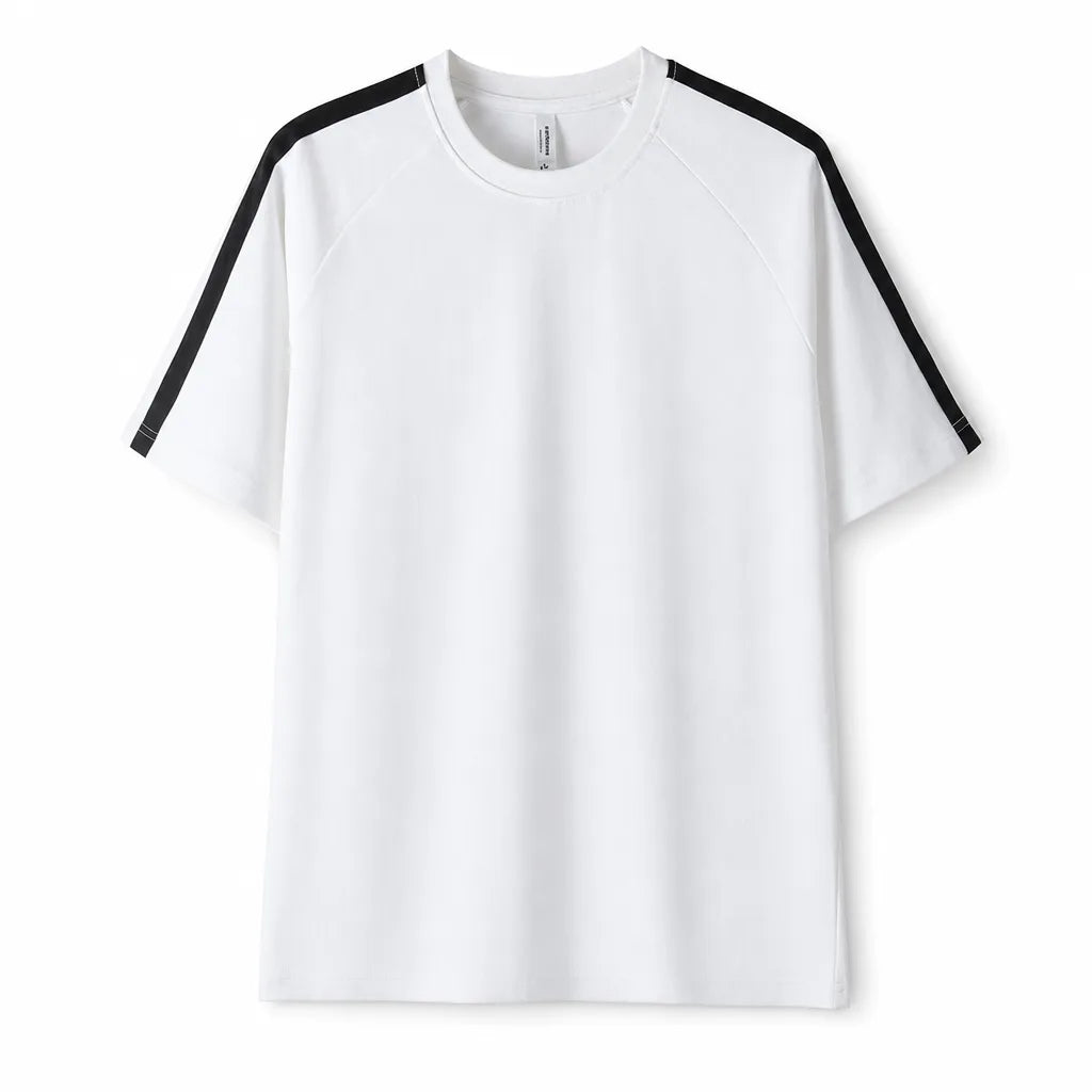Daniel Drop-Shoulder T-Shirt - Color:White;Size:S