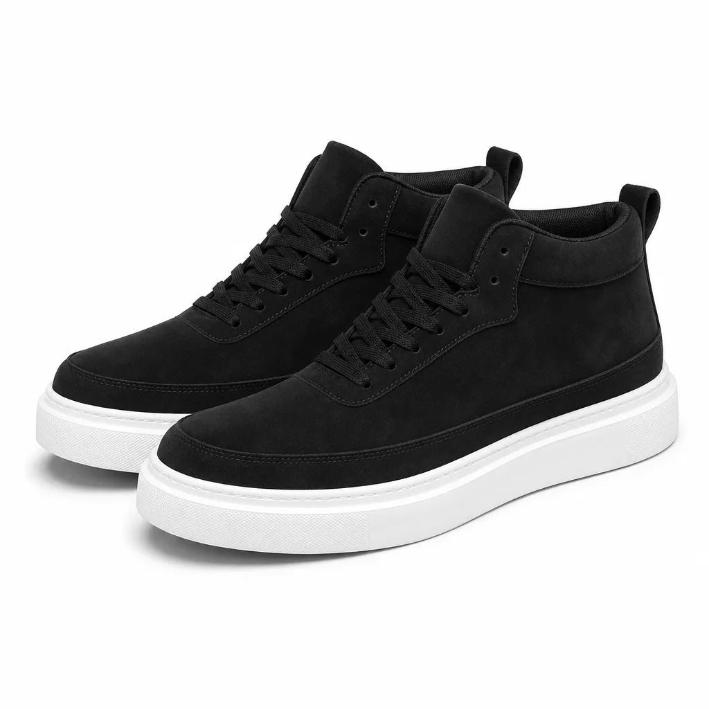 Daniel High-Top Sneakers - Color:Black;Size:40