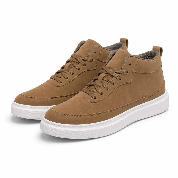 Daniel High-Top Sneakers - Color:Khaki;Size:40