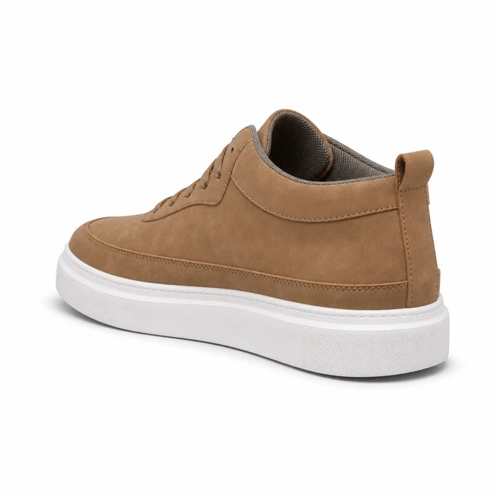Khaki Turner Cotton High-Top Trainers 4