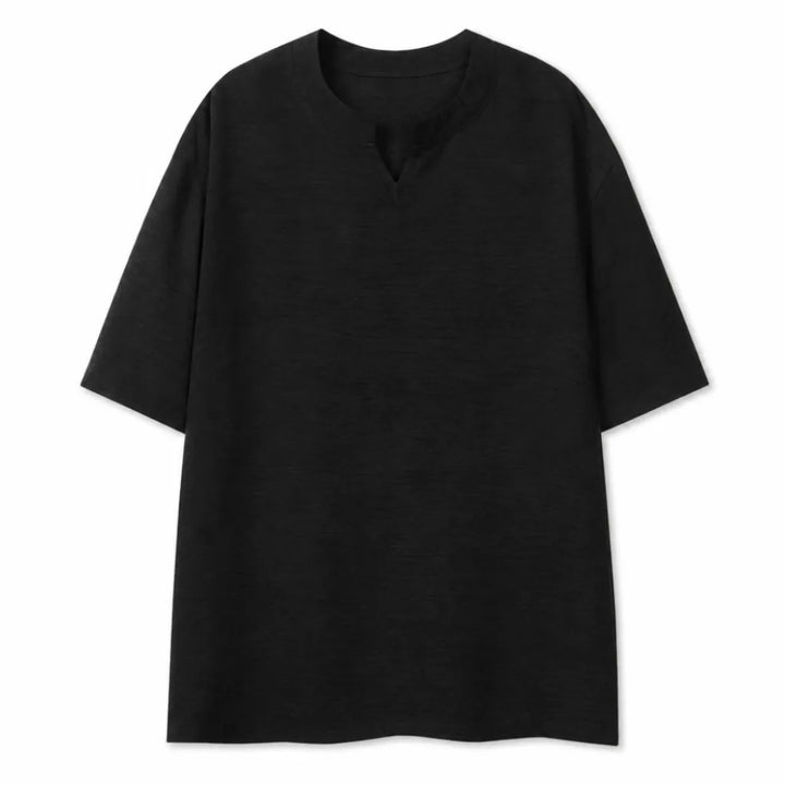 Daniel V-Neck T-Shirt - Color:Black;Size:S