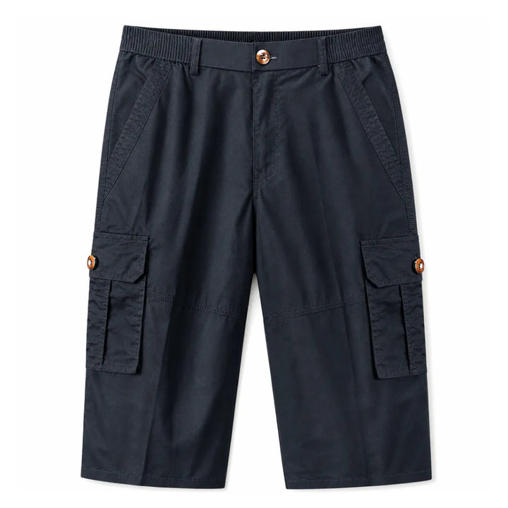 David Cotton Work Shorts - Color:Blue;Size:L