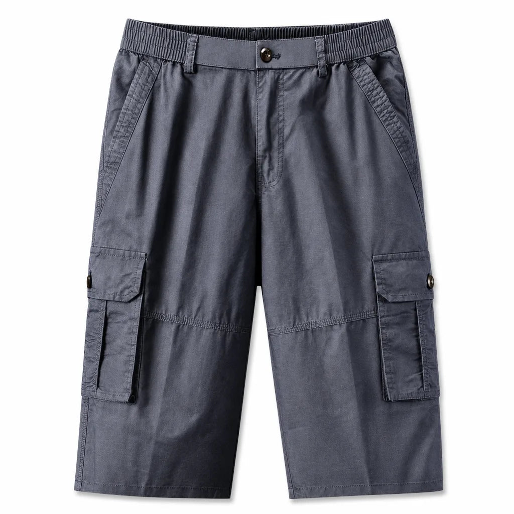David Cotton Work Shorts - Color:Gray;Size:L