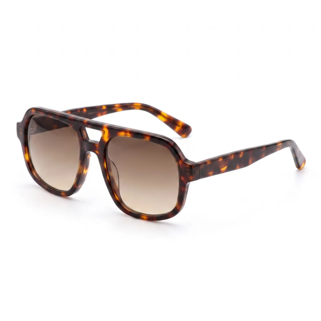 Delilah Double Bridge Shades - Color:Tortoise