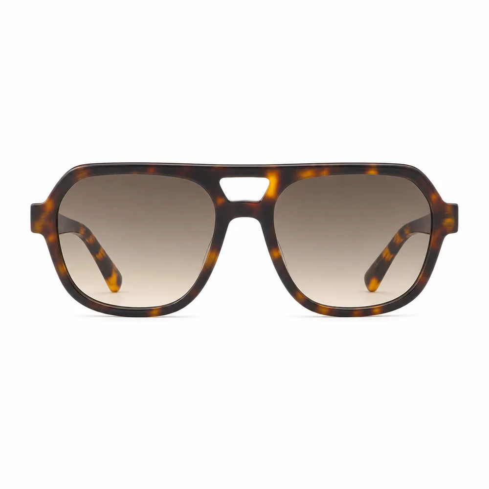 Men's Brown Delilah Double Bridge Shades