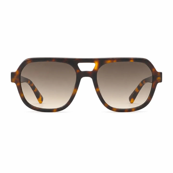 Men's Brown Delilah Double Bridge Shades