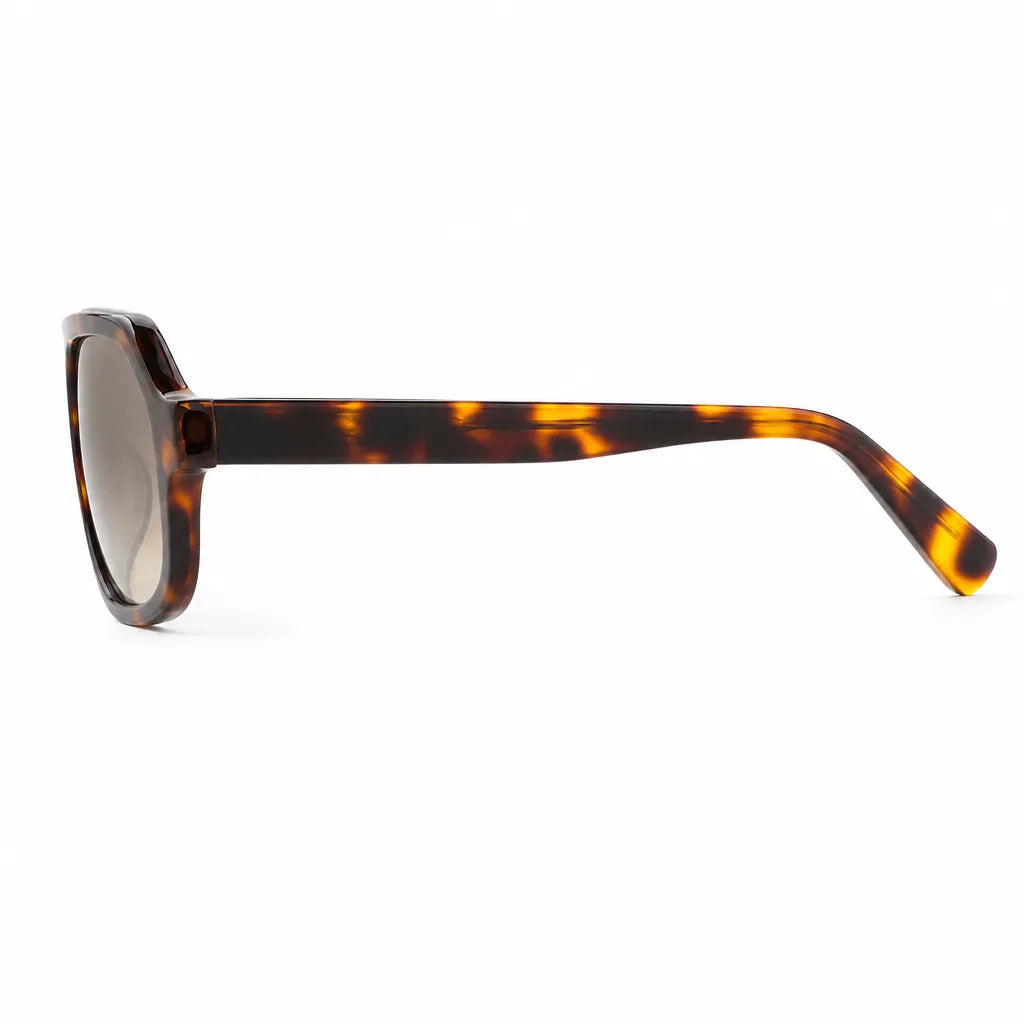 Men's Brown Delilah Double Bridge Shades