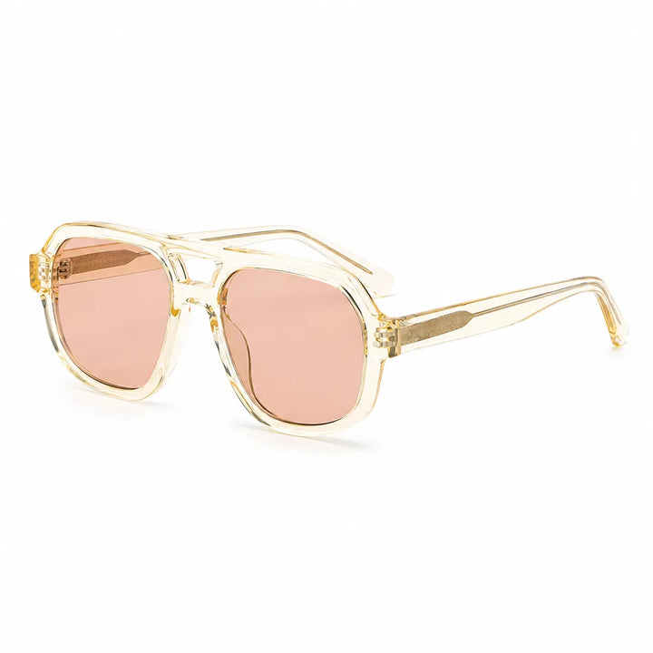 Delilah Double Bridge Shades - Color:Transparent