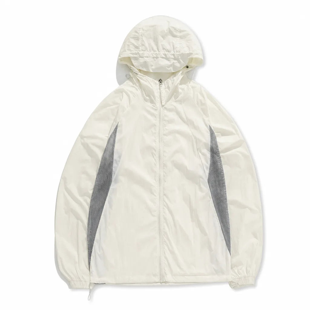 Dylan Hooded Jacket - Color:White;Size:S