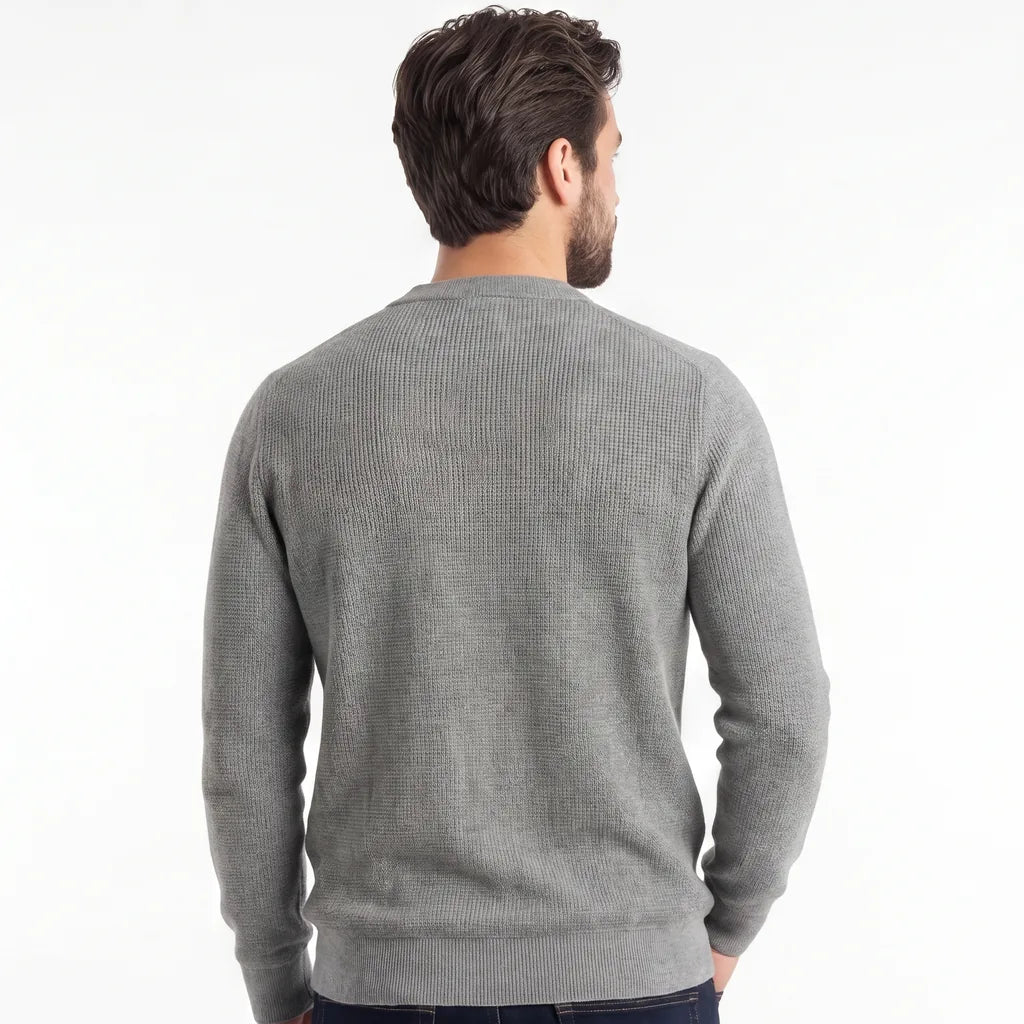 Tennyson Cotton Henley Sweater