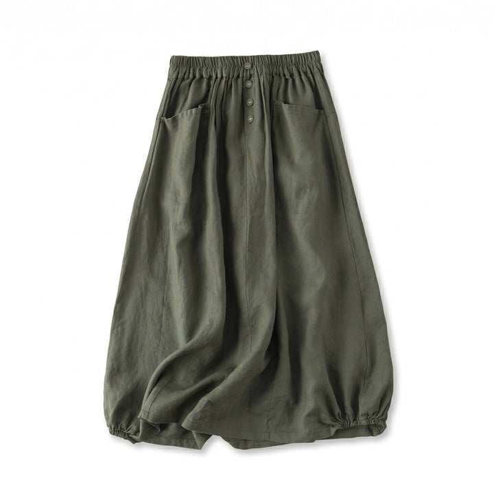 Elara Flow Skirt - Color:Green;Size:XS