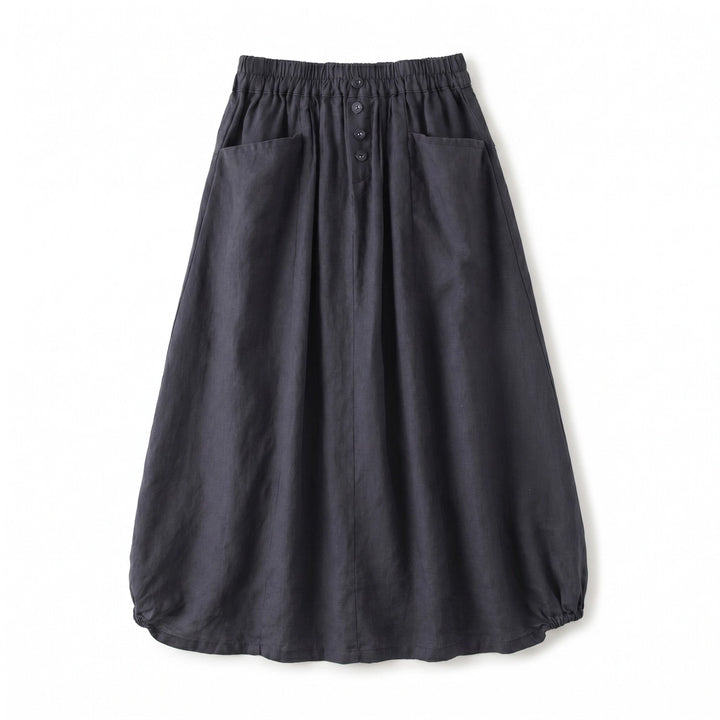 Elara Flow Skirt - Color:Navy;Size:XS