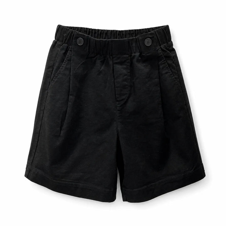 Eleanor Cotton Bermuda Shorts - Color:Black;Size:XS