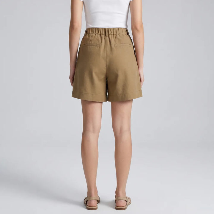 Women's Khaki Oswald Cotton Bermuda Shorts