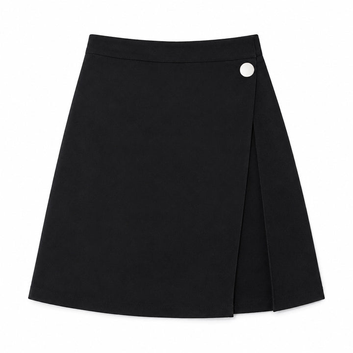 Elena Pleated Mini Skirt - Color:Black;Size:XS