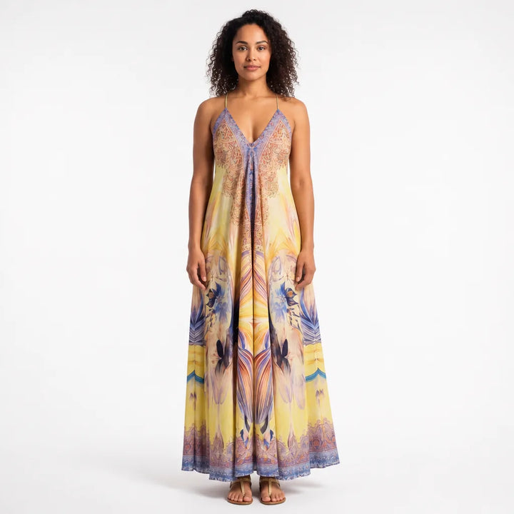 Elena Printed Maxi Dress