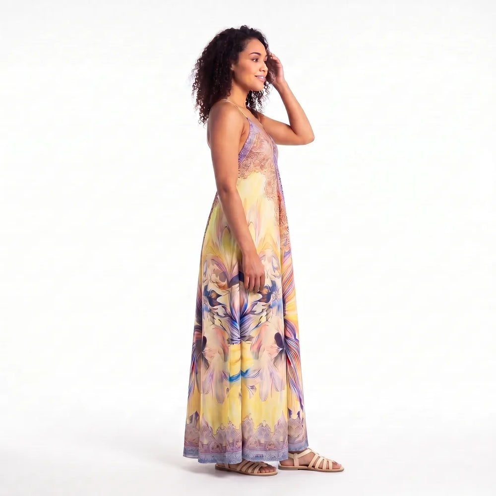 Elena Printed Maxi Dress