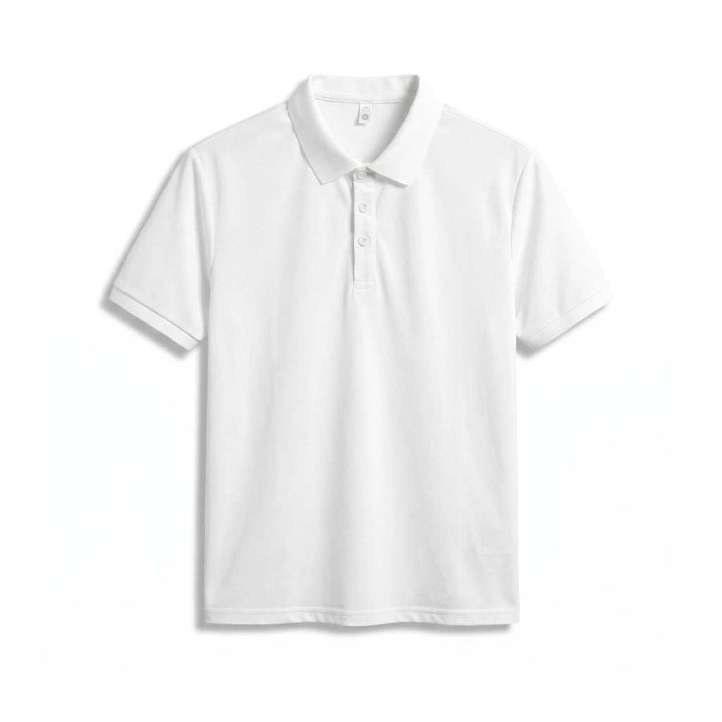 Elias Relaxed Polo Shirt - Color:White;Size:S