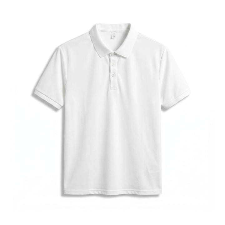 Elias Relaxed Polo Shirt - Color:White;Size:S