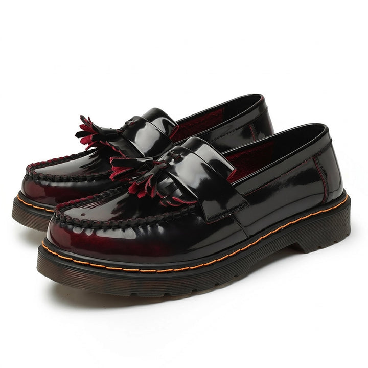Elliot Tassel Loafers - Color:Polished Red;Size:38