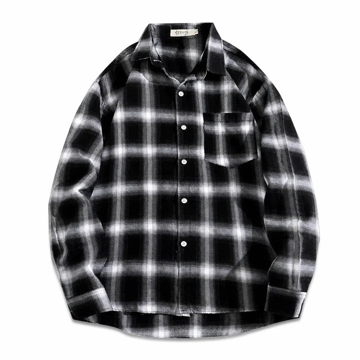Erick Washed Work Shirt  - Color:Black;Size:S