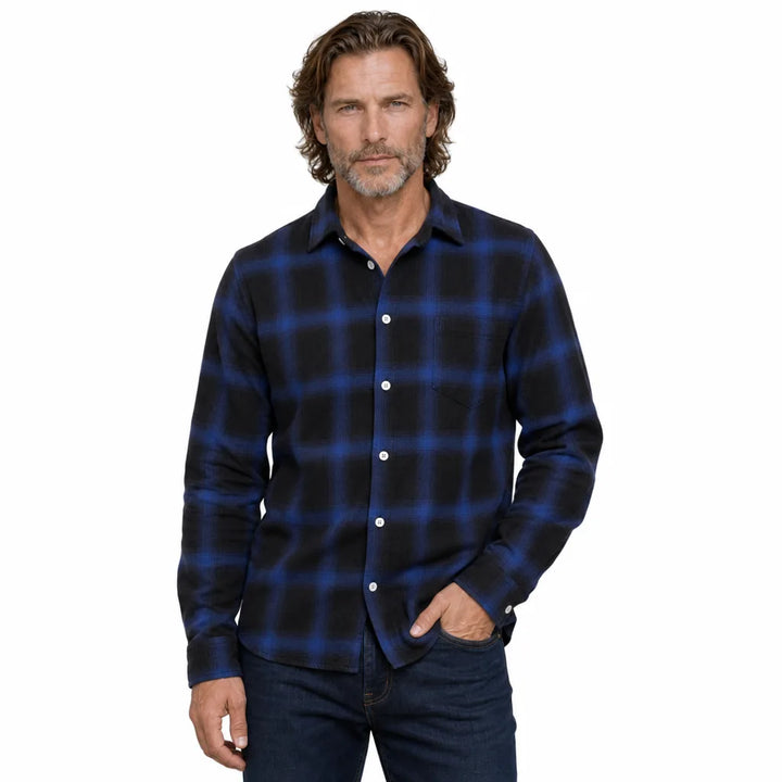 Men's Blue Madeleine Washed Work Shirt (Copy)