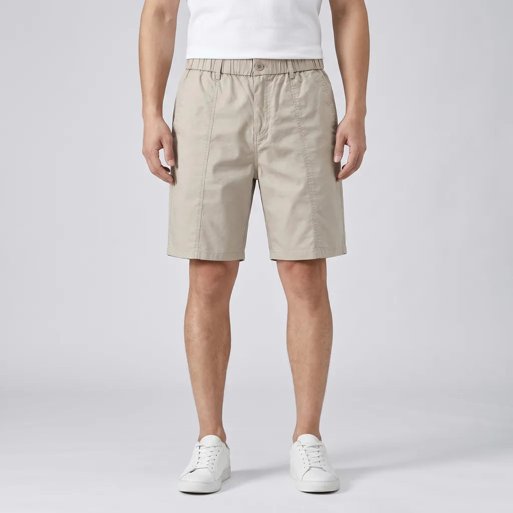 Khaki Leopold Slim Fit Shorts 2